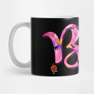 Boo Pumpkin Cute Ghost Pink Ribbon Breast Cancer Halloween Mug